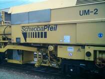 Bauzug der Fa. Leonard Weis auf Gleis 4 im Bahnhof Villingen (Schw.), vermutlich f�r die kommende Woche wo das Gleis zwischen St.Georgen und Villingen erneuert wird