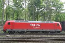 Railion 145 056-8 am 18.4.09 in Duisburg-Neudorf