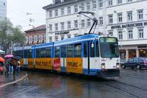 Tw 256 kommt am 18.04.09 als Tram-Linie 26 von Kirchheim und endet jetzt am Bismarkplatz.Die Linie 26 f�hrt jetzt in Bismarkplatz ein.