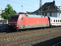 101 114 mit IC am 19.4.09 in Duisburg-Gro�enbaum