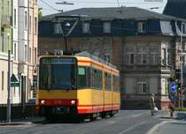 578  als S1 nach Bad Herrenalb in der Poststra�e 15.4.09