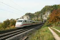 ICE 401 019-5  L�neburg  auf dem Weg nach Basel am 12.10.2008 in Istein. 
