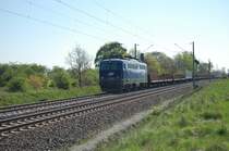 1142 579-0 der SVG kurz vor �berquerung des Mittellandkanals bei Peine