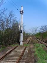  Die Verbindung wurde kurz unterbrochen...  Entdeckt im stillgelegten Teil des Bahnhofs Leipzig-L�tzschena.