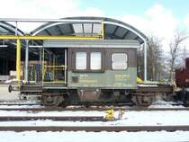 SBB - Dienstwagen ( Sputnik)  Xs 40 85 95 35 446-0 in H�gendorf am 21.02.2009