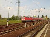 143 809 zieht ein RB in Berlin-Sch�nefeld.14.08.07