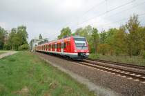 Die neue S-Bahn Rhein Ruhr Verkehr bei Testfahrt �ber den Mittellandkanal bei Peine