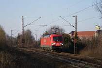 182 005-9 als Lz in Limmer am 21.03.09 Gru� an den Tf