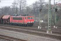 155 108-4 f�hrt mit ihrem Gz durch Fulda am 17.04.09