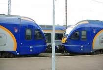  Bebra  und  Ahlheim  werden niemals zusammenkommen... warum? Na wegen dem Pfosten ;) Aufgenommen im Bahnhof Bebra am 25.04.2009.