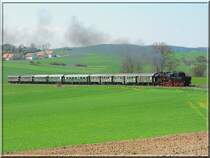 Hier mal eine Teleaufnahme von diesen sch�nen Zug.(11.04.2009)