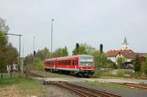 928 404 und 628 404 am 26.04.2009 in Weiherhammer