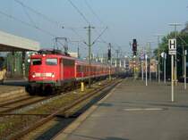 110 403 f�hrt in Hannover HBF ein