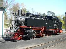 991784-0 steht im Bahnhof G�hren/R�gen am 25.04.09