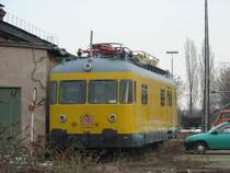 Hier steht der Turmtriebwagen 701-156 im Park and Ride Parkplatz. 