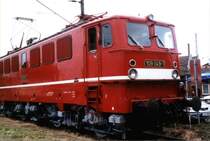 109 049-7 im Juli 1998 auf einer Lokausstellung in Wismar.

<a href= http://www.bahnbilder.de/kauf  target= _blank ><img src= http://www.bahnbilder.de/counter/counter_new.php?key=389379851  alt= Bahnbilder.de  title= bahnbilder.de  border= 0 ></a>
