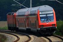 Nachschuss auf RB 17321 von Zwickau nach Freiberg, hier kurz vor Hp Frankenstein, 01.05.09