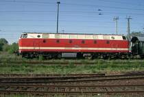 119 158-4 der Dampflokfreunde Berlin verl��t den Rbf Wustermark in Richtung BAR. Eigentlich sollte sie �ber Jungfernheide, Gesundbrunnen und Lichtenberg zur�ck nach Sch�neweide fahren. Was sie also in der anderen Richtung wollte, kann ich leider nicht sagen. Wei� jemand, wo es hinging? 2009-05-01.