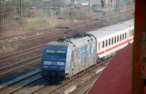 Und die zweite folge gleich in Form von 101 102 mit IC 2130 Richtung Hannover. Fotografiert am 07.04.09 am Rbf Halle(S).