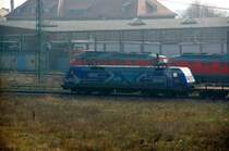 Die war die erste �berraschung des Tages: Eine unbekannte Albatros-152 durchfuhr am 07.04.09 den Rbf Halle(S) Richtung Berlin/Hannover.