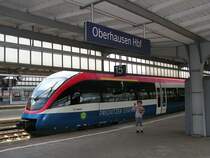 Prignitzer Eisenbahn am Oberhausener HbF ,startbereit richtung Duisburg-Ruhrort am 2.5.2009
