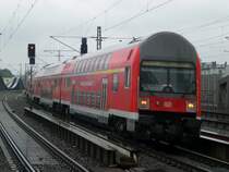 Doppelstock-Steuerwagen (1. Gattung) als RB14 nach Senftenberg am Bahnhof Berlin-Spandau.