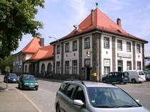 Der Bahnhof Breisach am 10.05.2009.