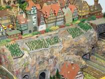 Modell eines Weinberges der Spur N