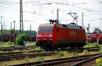 152 086 rangiert am 09.05.09 im Rbf Seelze.