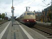 103 184 im September 08 in Schwerin Hbf