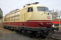 Die 103 184-8 Abgestellt in K�ln Deutzerfeld am 06,04,09