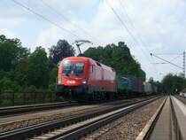 Meine erste 1016! 1016 022-4 mit gem. G�terzug richung Hbf n�he Felsentor, 9.5.2009