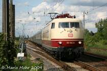 103 184-8 mit dem Lr 91328 auf dem Weg von Wustermark nach Berlin Hbf