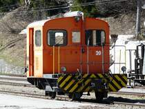 RhB - Rangierlok Tm 2/2  20 in Arosa am 07.05.2009