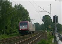 185 591 und 578 Lz auf dem Weg zum Bw Krefeld zur Nachschau am B� km 28.2 21.5.2009
