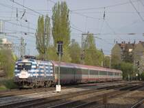 Noch als Griechenlandlok konnte die 1116 007-4 auf dem Weg nach M�nchen Hbf am Heimeranplatz fotografiert werden