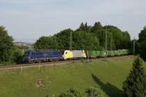 Am 20.05.09 fuhr der mgw Taurus 183 500 mit leerem Holzzug aus St. Johann in Tirol in Richtung M�nchen.