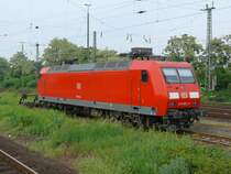 145 064-2 abgestellt in Neuss am 21.5.2009
