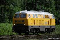 218 287-1 (DBG) f�hrt am 16. Mai 2009 um 17:23 durch Duisburg Neudorf