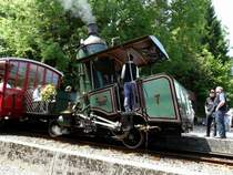 RB - Oldtimer Dampflok  H 1/2 7 am Dampflokfest im RB Bahnhof von Arth-Goldau am 23.05.2009