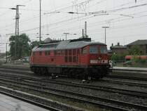 Eine abgestellte 232 am 16.5.2009 in Angerm�nde.