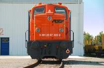 RTS 2067 023 am 23.05.2009 auf dem Gel�nde der Firma SWIETELSKY 
Bahnbau, in Fischamend.