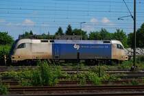 ES 64 U2-022 der Wiener Lokalbahnen abgestellt in Emmerich am 23/05/09