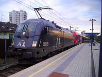 Die A1 am 23.5.2009 am REX 5583 um 20.15 Uhr in Bregenz-Riedenburg.

Lg