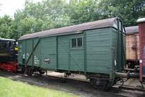 G�terzugbegleitwagen der Bauart Pwgs am 23.05.09 im Eisenbahnmuseum Schwarzenberg. 
