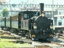 Lok Ed 3/3 Nr.4  Schwyz  ex.SOB der DVZO beim Dampflokfest der Rigibahn in Goldau.23.05.09