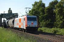 185 583-2 hvle am 25.05.2009 nach �berquerung des Mittellandkanals bei Peine