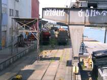 In einem G�terbahnhof im Hafengebiet von Basel am 23.05.2009.