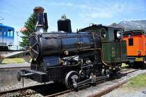 Dampfloktreffen Goldau 24.Mai 2009. Es ist gar nicht so einfach bei den vielen Besuchern eine Lok, hier ist es die Nr.17 der Rigi Bahnen, ohne Menschen zu fotografieren.