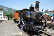 Dampfloktreffen Goldau 24.Mai 2009. Eine �lkanne wird f�r eine Dampflok immer gebraucht, hier f�r die Nr.17 der Rigi Bahnen.